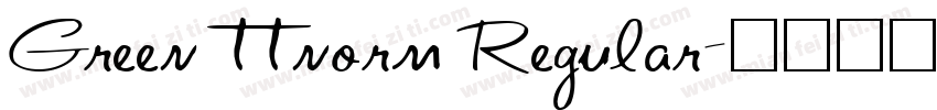 Green ttnorm Regular字体转换